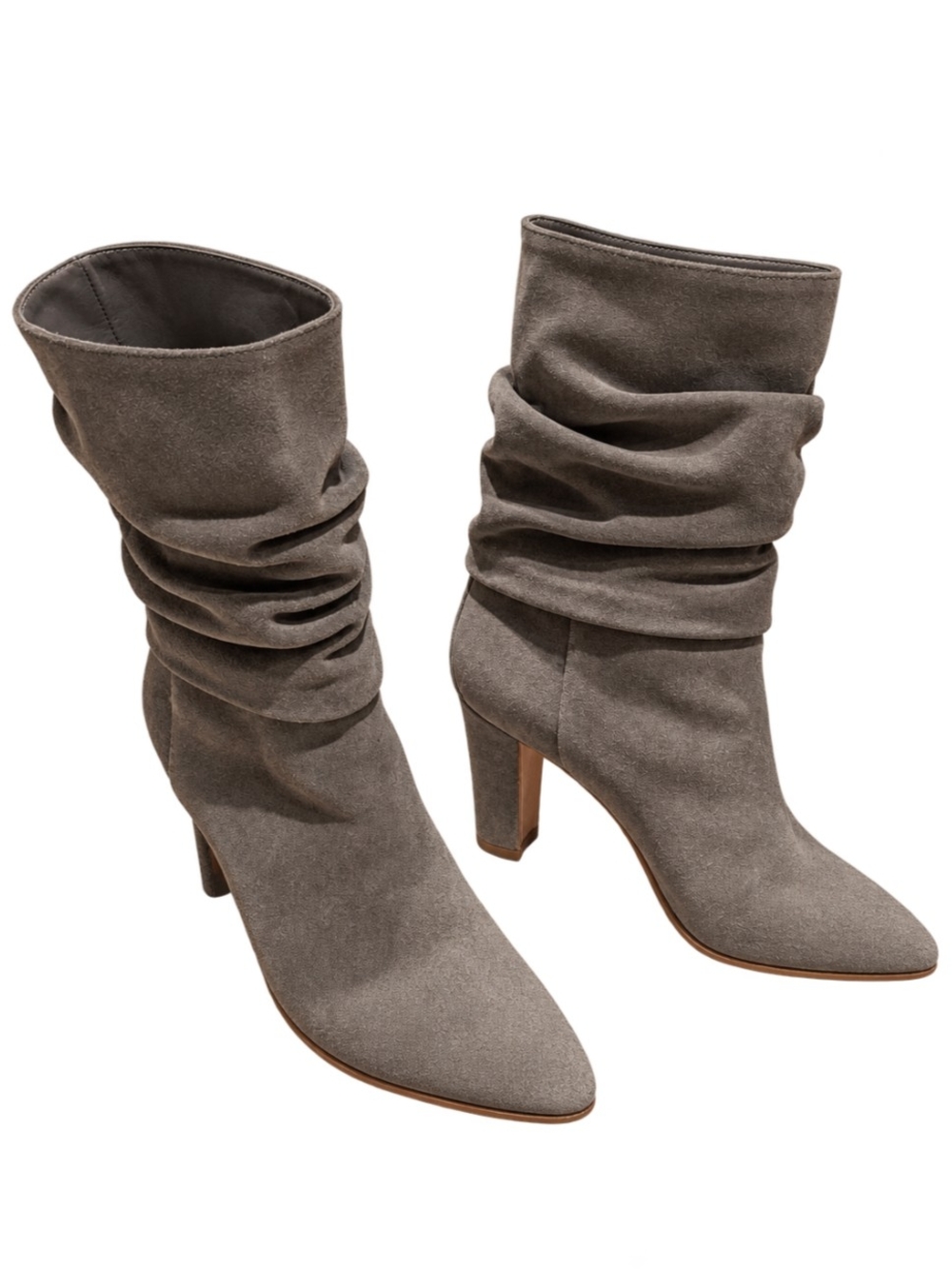 Manolo Blahnik Shushan Slouch Boot (Almond)